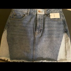 I am selling a Jean mini skirt.